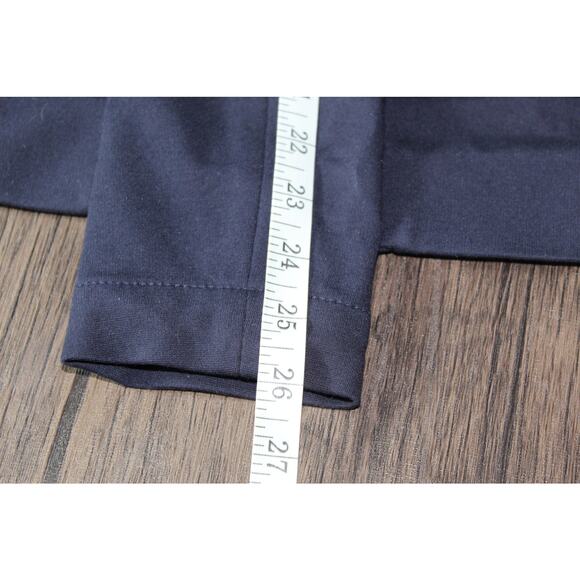 Victoria Victoria Beckham Dark Navy Utility Jacket Zip Closure Belted Size 4 - Picture 12 of 12